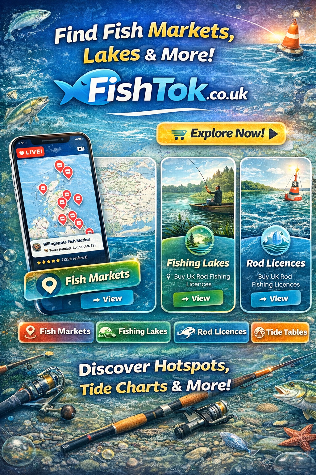 Find Fish Markets, Lakes & More on FishTok